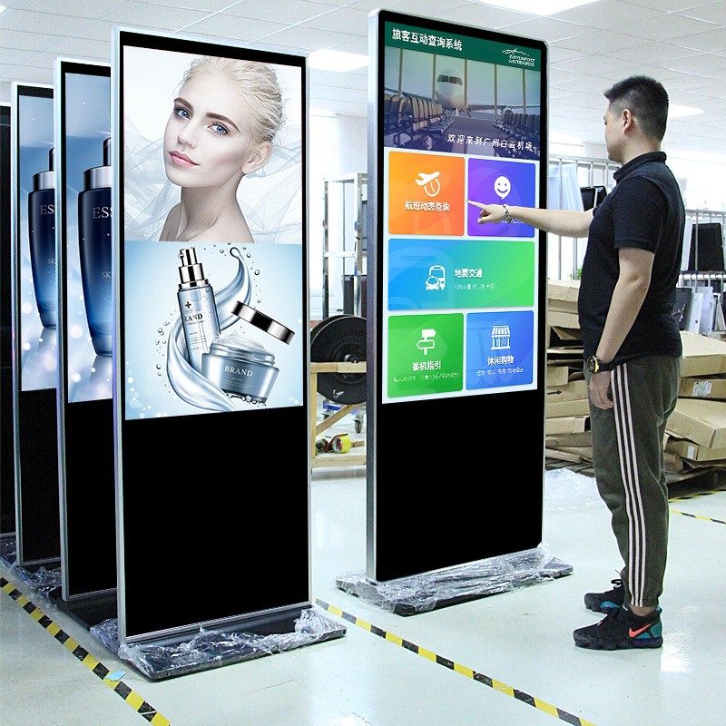 43" 55 inch indoor floor stand totem led display kiosk广告机图3