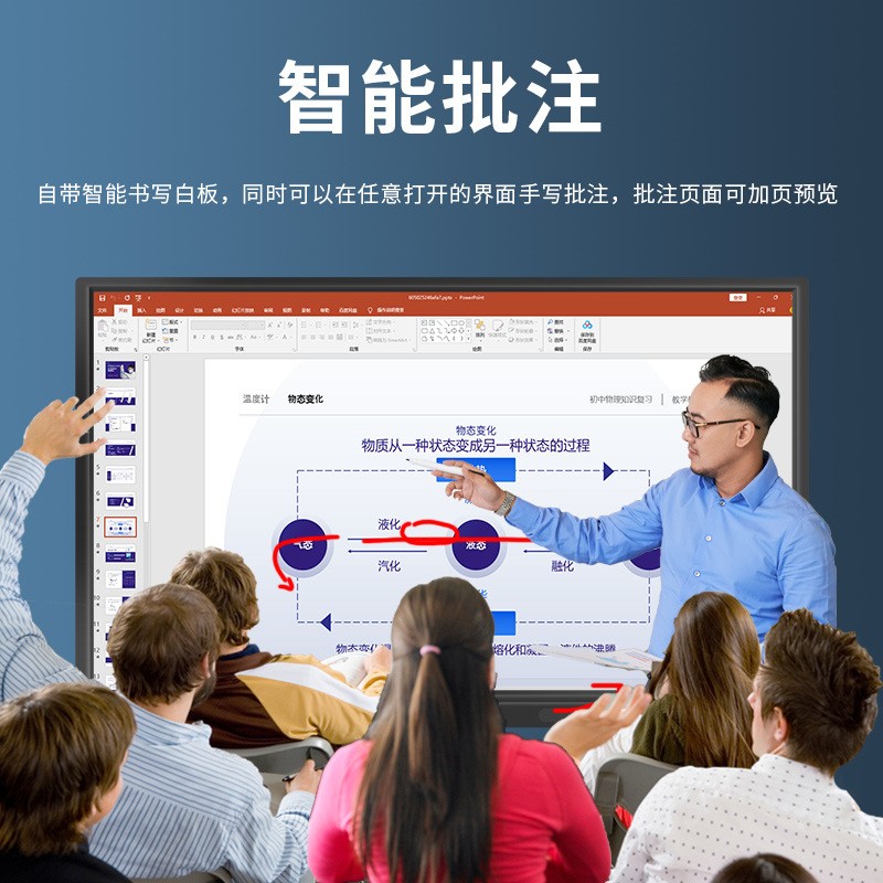 厂家加工定制会议一体多媒体触摸屏智能平板双系统视频会议一体机图2