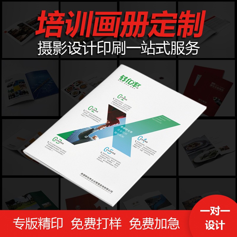 东莞教育机构折页制作 职业培训传单排版 企业管理宣传册设计印刷图3