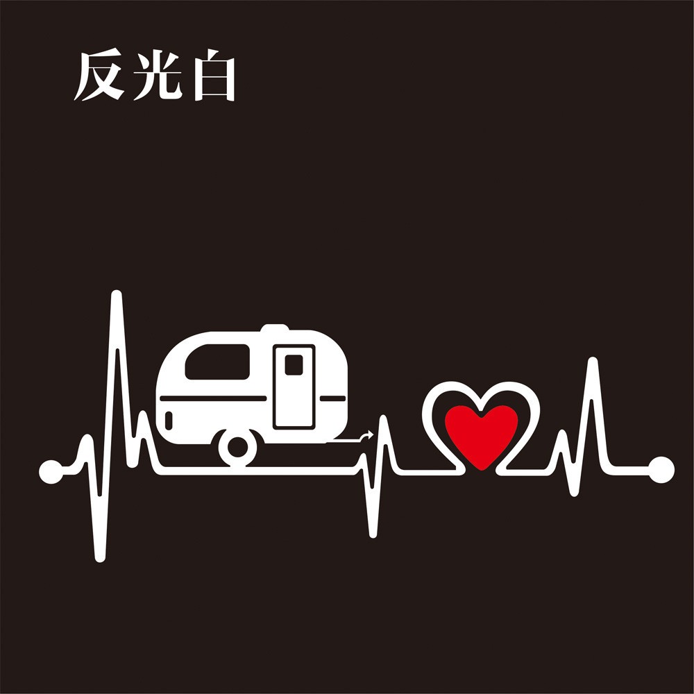厂家定制外贸耐高温防水搞笑雕刻创意个性反光车身贴搞笑贴图2