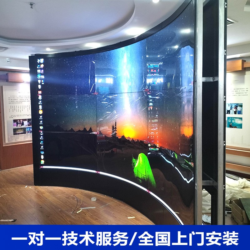 LG55寸曲面柔性液晶拼接屏商用柔性OLED拼接屏商场展厅拼接大屏幕图3