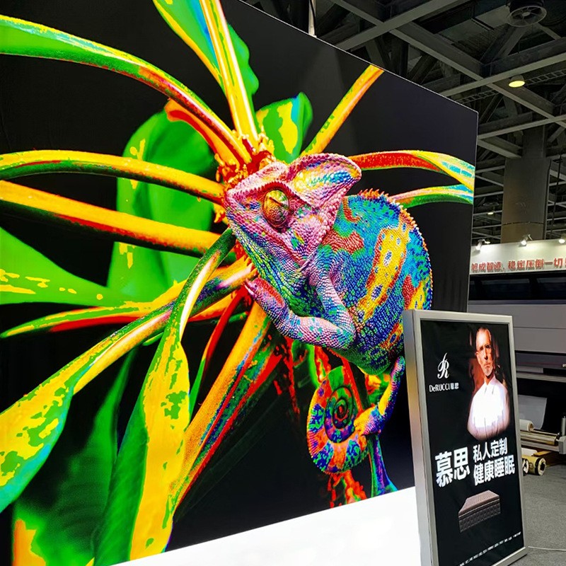 厂家定制热转印热升华印刷加工规格灯箱布展览展示型材内光经遍布图3