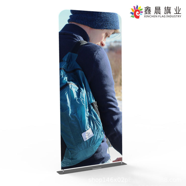 专制快幕秀热转印画面布艺门型展架 双面印刷 便携式铝合金展示架图3