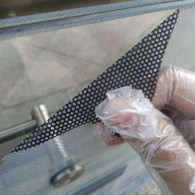 工厂批发加厚单孔透玻璃贴 写真单透贴防晒 防水户外广告喷绘制作