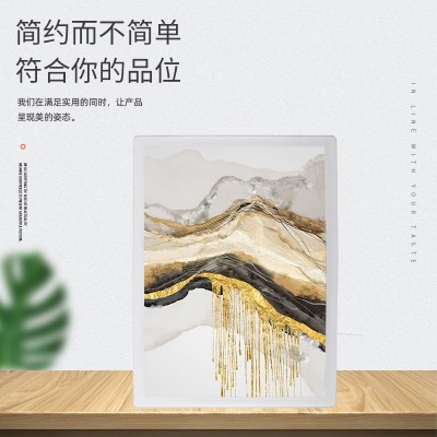分众新品4560塑料圆角广告牌电梯广告框架圆角宣传画框镜框制度框