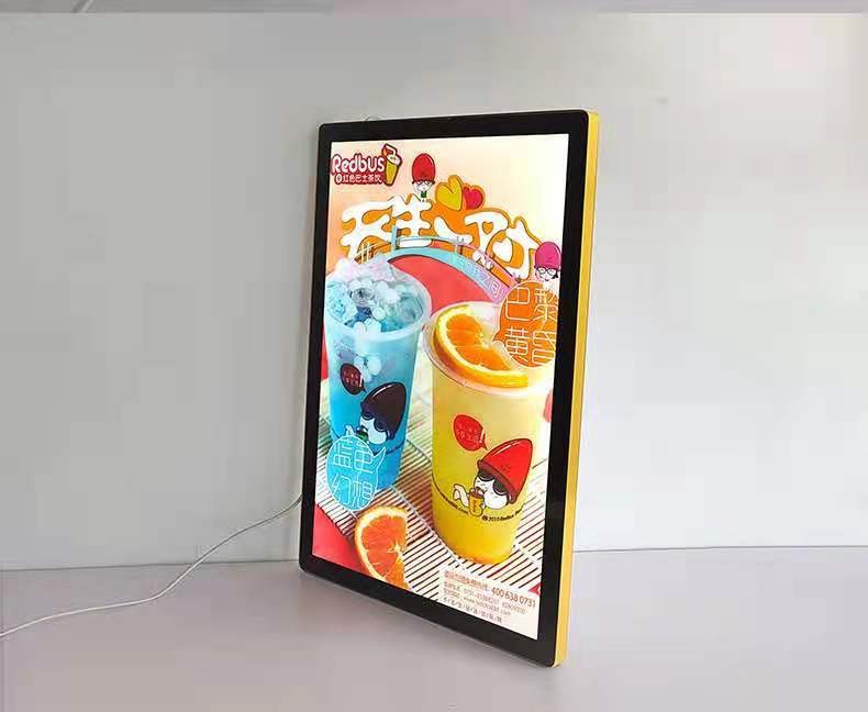 新品圆角铝合金广告灯箱磁吸式广告框发光广告牌室内传媒led大相图3