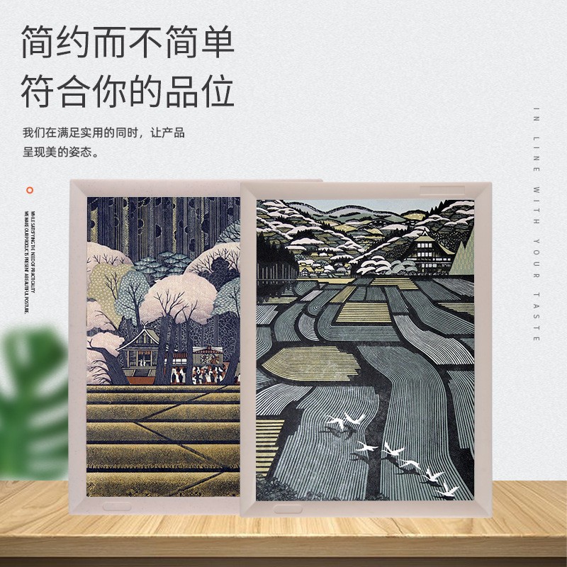 厂家供应4560单层 仿大理石楼宇电梯间广告牌 宣传海报大画框批发图3