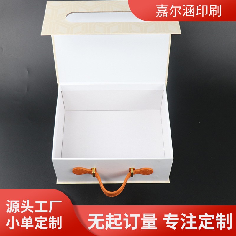 现货高档礼盒天地盖礼盒双开门月饼盒磁吸式翻盖礼盒手提高档礼盒图3