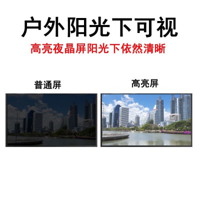 49寸户外高亮液晶屏模组2000亮度耐高温显示屏户外公交地铁高亮屏