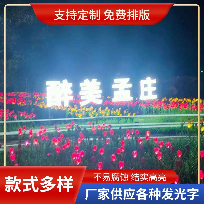 厂家供应亚力克发光字立体树脂迷你字无边字 不锈钢材质规格可选图2