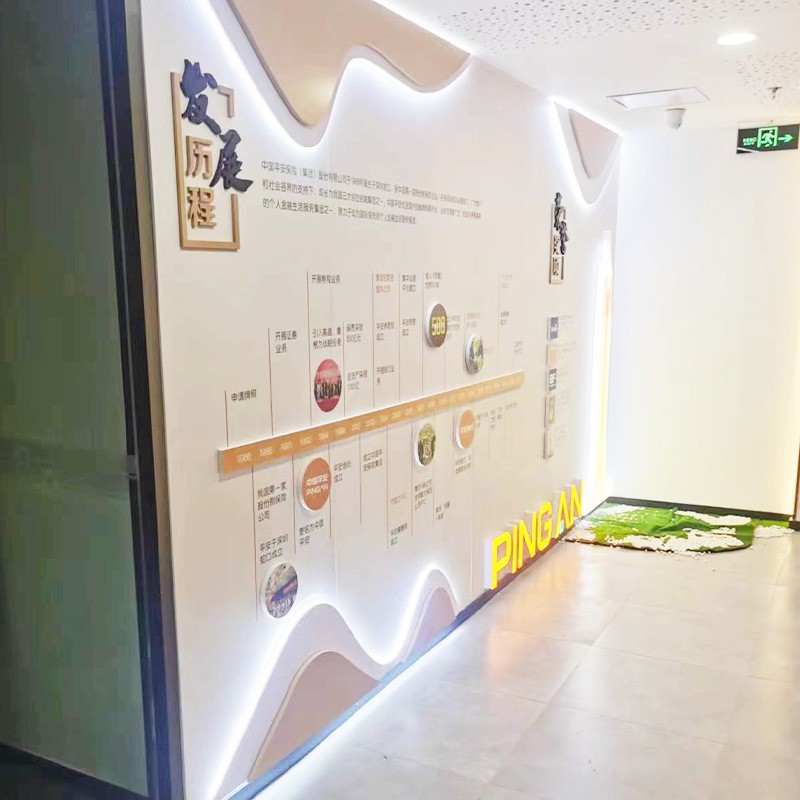 公司发展历程形象墙logo墙背景墙立体墙贴 设计展厅文化墙定 制图3