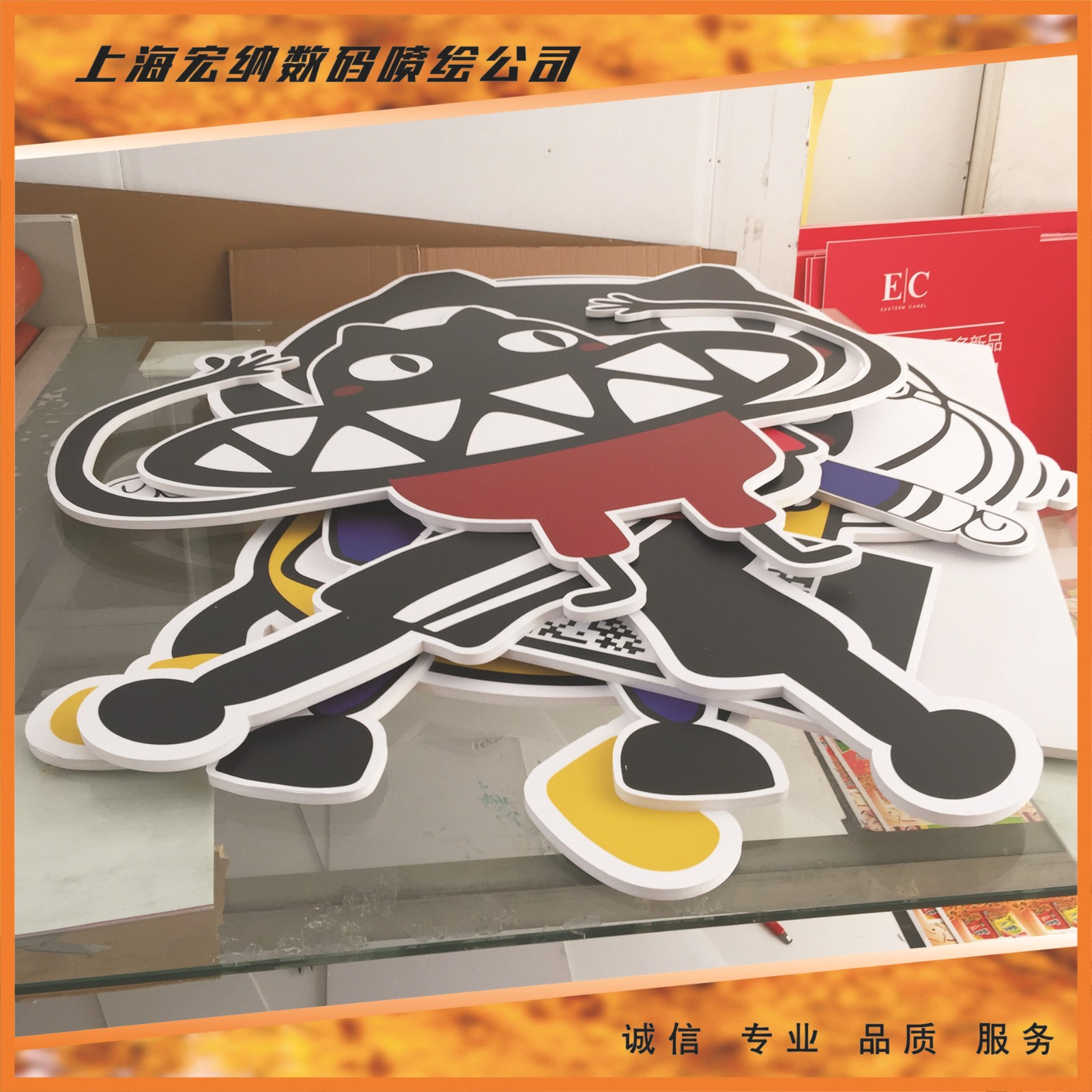 大型人像立牌写真KT板材质 高精度写真喷印 爱普生机器喷印图3