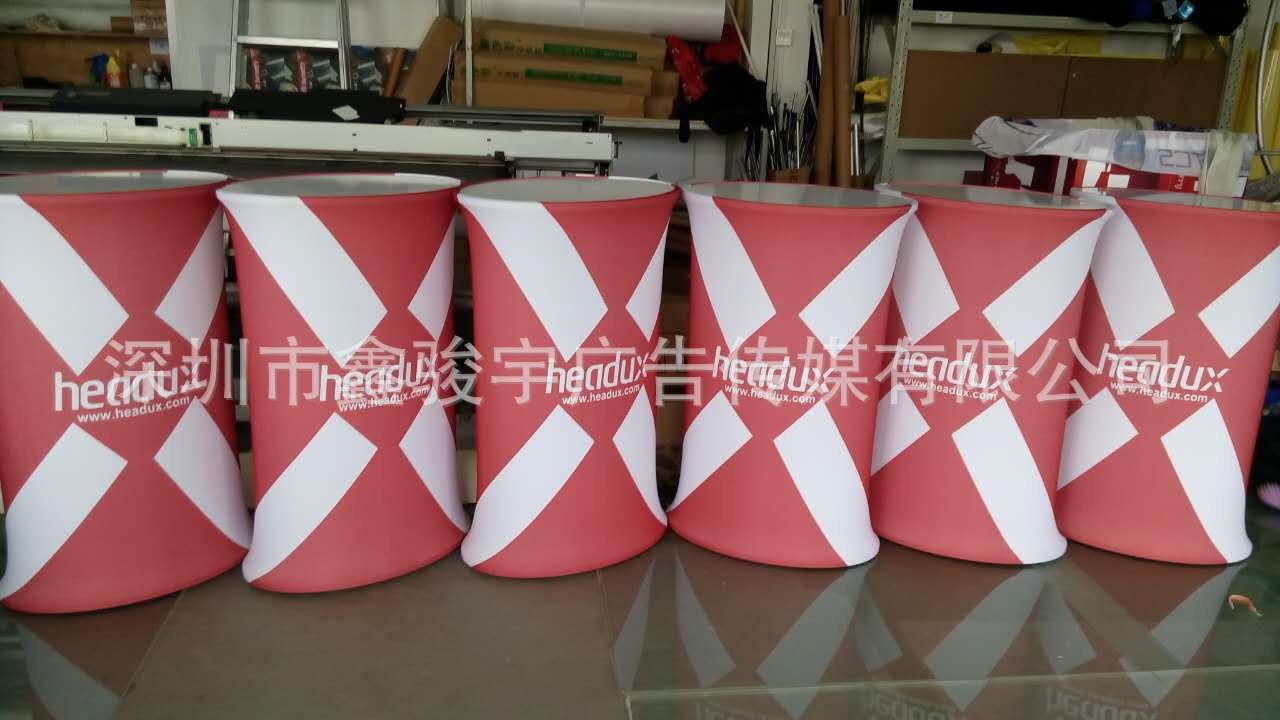 批发促销台试吃铝合金拉网展架快幕秀展示架快展促销前台得力宝图3