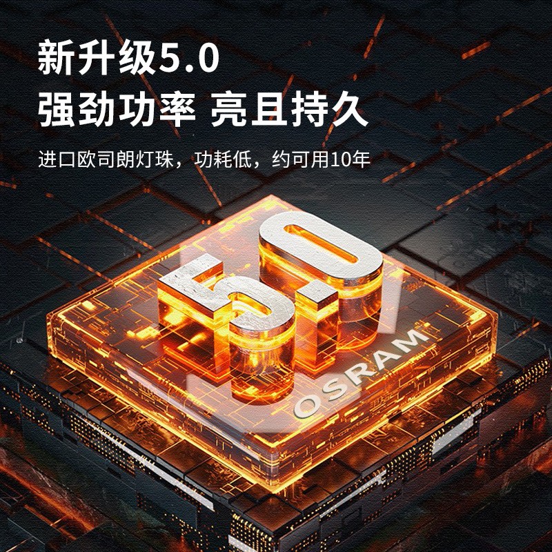 招牌logo投影灯60瓦图案广告灯地面旋转店铺室外门头户外LED防水图3