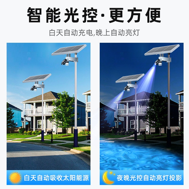 太阳能投射灯图案广告投影灯高清logo门头灯招牌地面防水户外图3