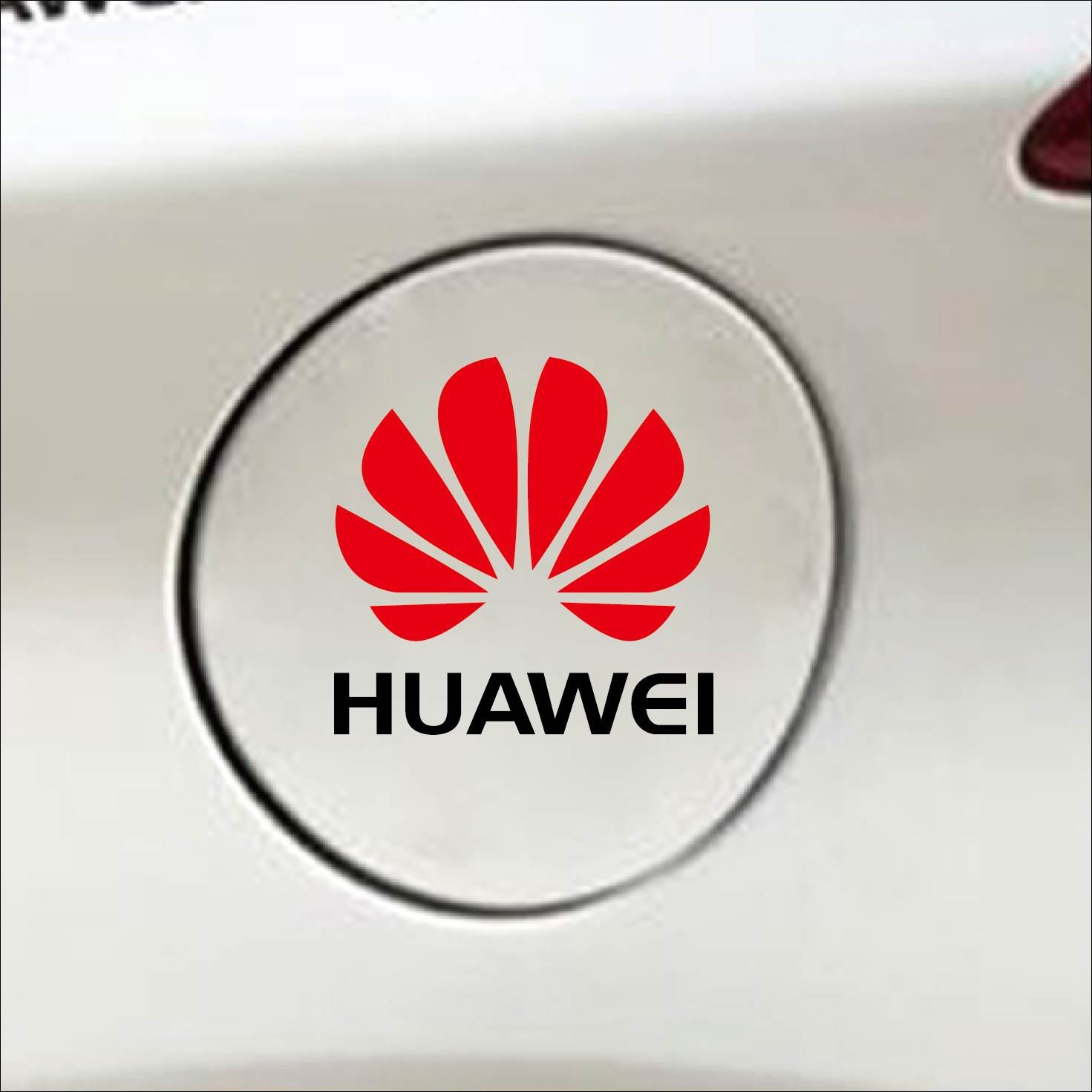 华为加油车贴 中国爱国汽车贴纸 创意文字个性改装后窗 网红车贴图3