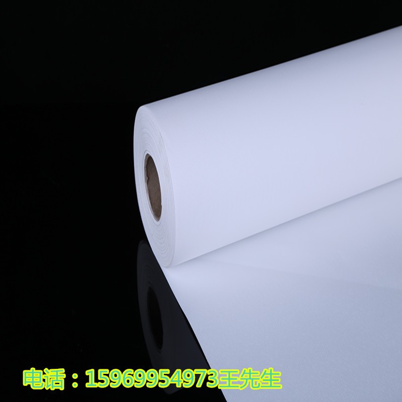 厂家批发宽幅壁画布闪银宣绒平纹丝绢无纺油画布UV支持定制图2