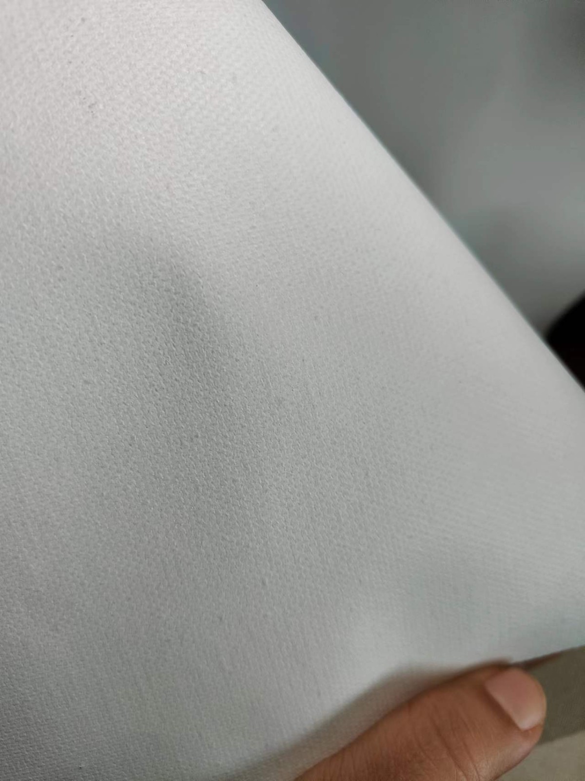 厂家批发零售棉麻混纺手绘喷绘油画布亚麻布图3
