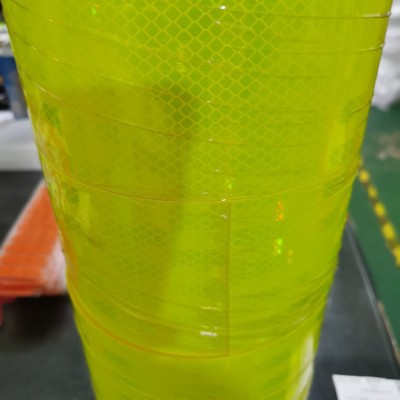 摩托车自行车平衡车荧光绿荧光黄夜光膜反光贴纸反光膜反射片贴纸