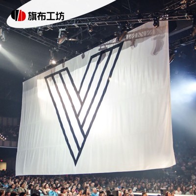 演出幕布定制外贸旗帜超大展示旗子广告旗赛事旗户外双面彩旗订做