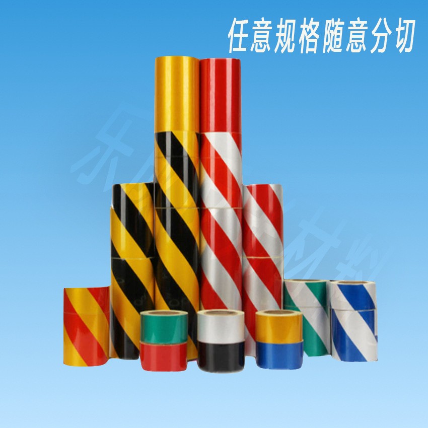 广告级反光路牌厂房路贴刻字喷绘膜地下车库导向标黄黑规格图3