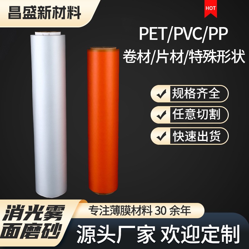 厂家供应PET消光雾面磨砂OPP膜 apet哑光磨砂半透明BOPP包装薄膜图2
