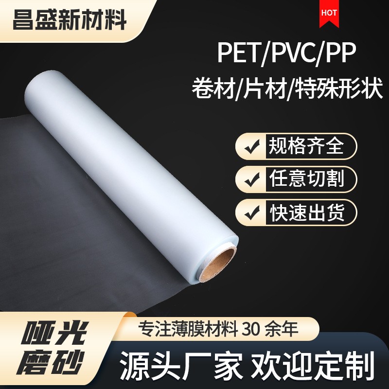 厂家供应PET消光雾面磨砂OPP膜 APET哑光磨砂半透明BOPP包装薄膜图3