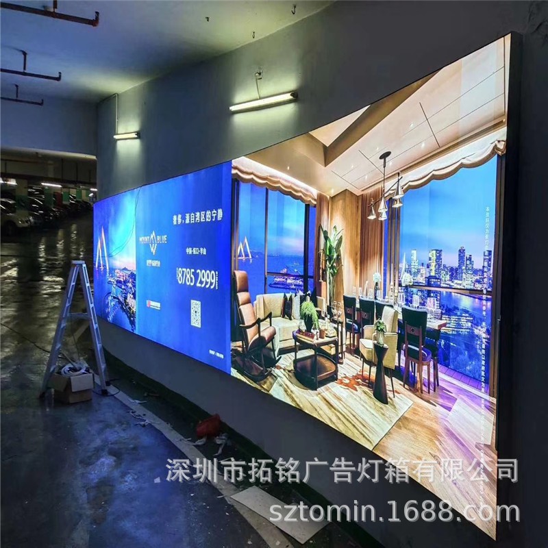LED动感灯箱定制 卡布拉布动感灯箱全国安装维护保二年 灯箱厂家图3