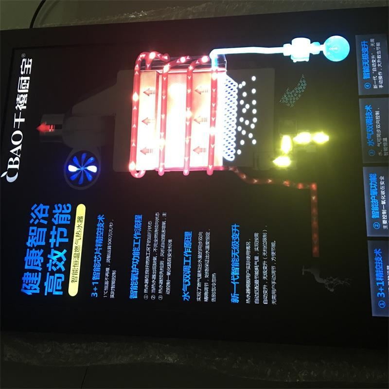 动感灯箱超薄款 酒类灯箱 家电演示灯箱 厚1公分电路板动感灯箱图2