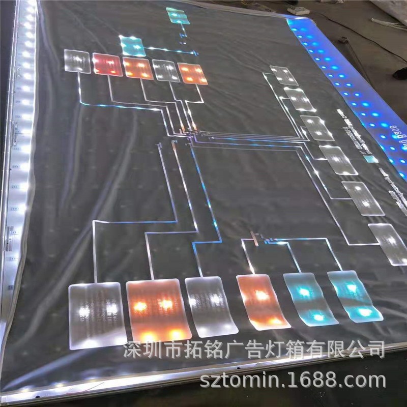 LED动感灯箱 程序智能灯箱操作方便 电路板动感灯箱厂家销售图3