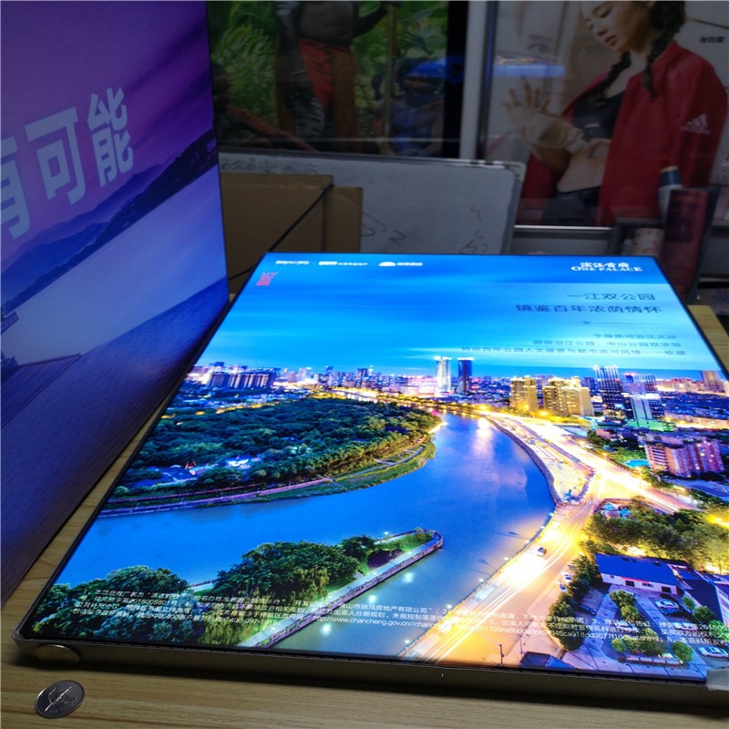拓铭LED圆角超薄 3公分卡布灯箱 厂家直销现货精品超薄灯箱图2