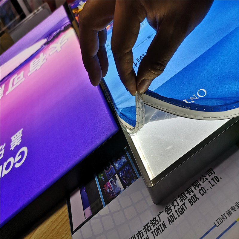 拓铭LED圆角超薄 3公分卡布灯箱 厂家直销现货精品超薄灯箱图3