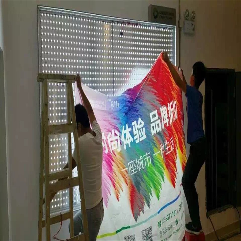 厂家直销商场专柜灯箱 厚6-8公分 厂家直销 软膜卡布灯箱厂图2