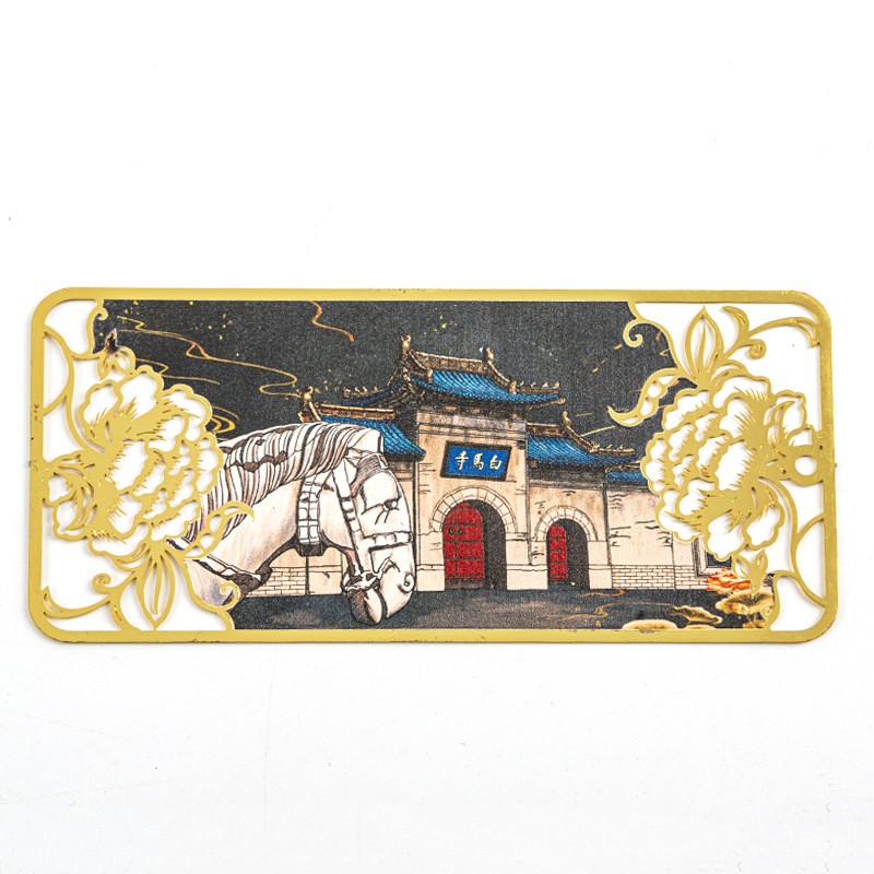 金属书签定制黄铜镂空古典中国风精致定做个性创意文创礼品书签图3