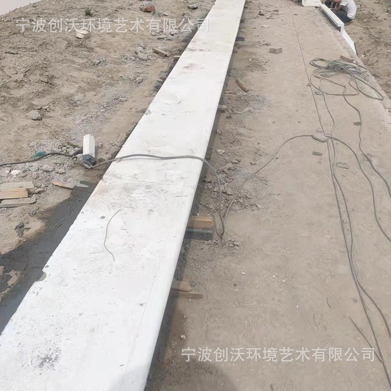 uhpc异形长凳泰科石水磨石树池座椅坐凳户外公园椅广场异形座椅图3