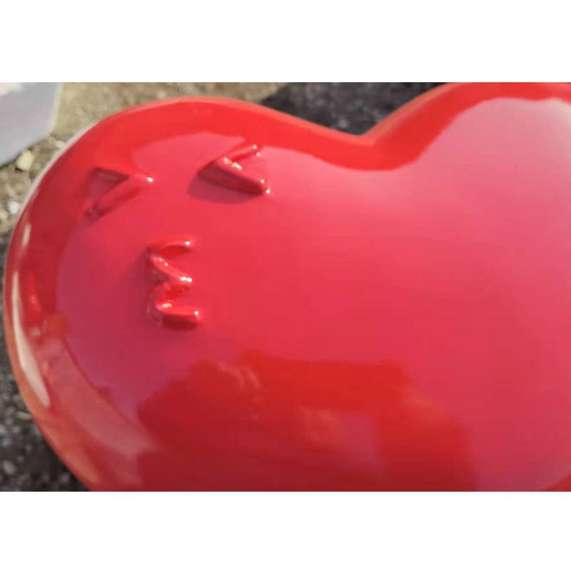 大型西红柿玻璃钢雕塑 卡通造型番茄雕塑摆件 个性创意广场雕塑图2
