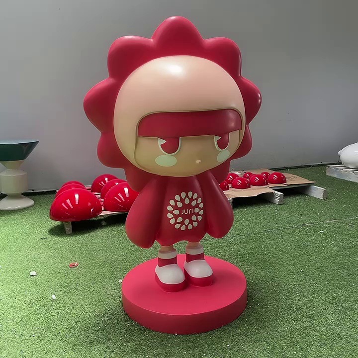 玻璃钢雕塑卡通商场公仔模型形象定制美陈吉祥物景观装饰落地摆件