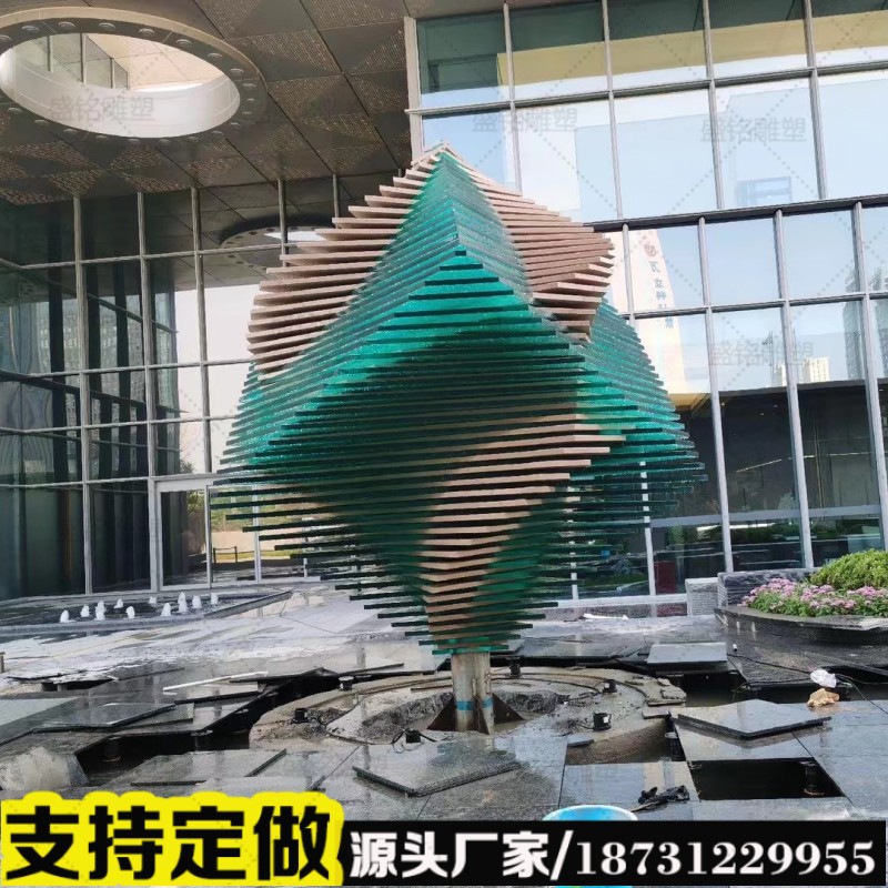 定制不锈钢雕塑小区广场户外金属雕塑白钢景观小品装饰摆件厂家