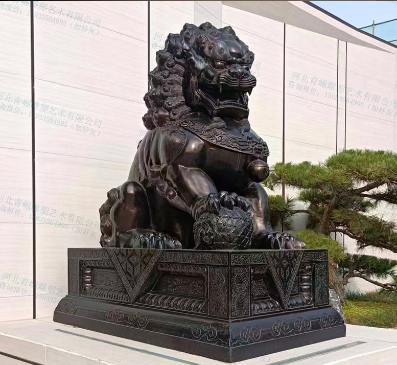 铜大缸水缸故宫缸狮头缸雕塑庭院寺庙紫铜大铜缸别墅大门口景观装