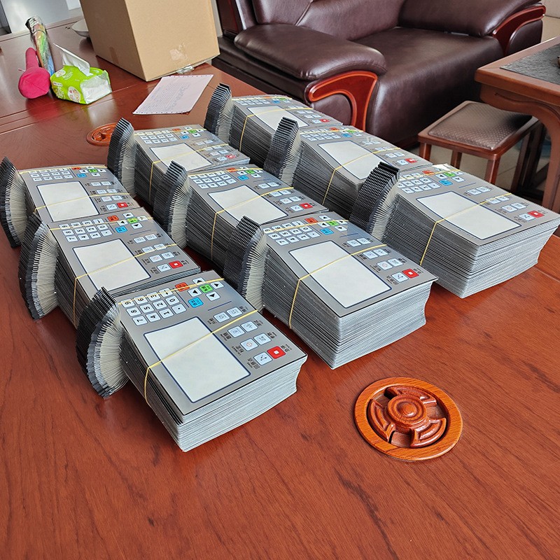 PVC触摸按键面板亚克力丝印触摸屏面板PC鼓包按键贴PET标牌铭牌图3