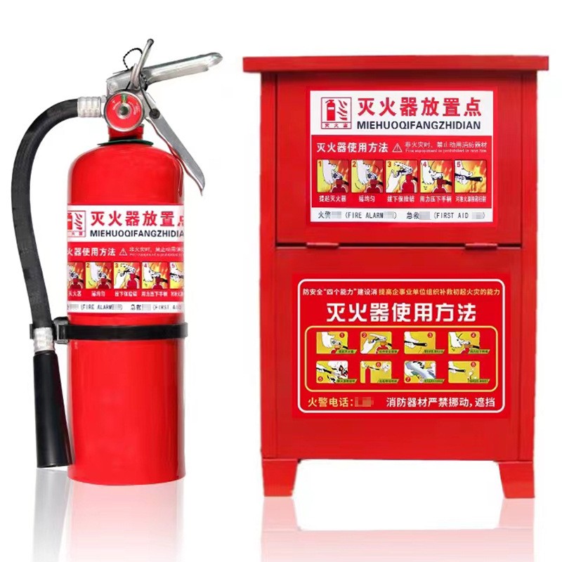 加工定制灭火器消火消防栓使用方法说明PP防水贴纸安全标识警示牌图2