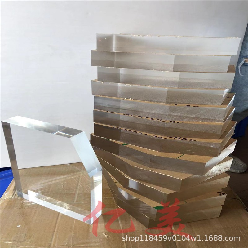 样角有机玻璃 组角有机玻璃铝合金门窗样角玻璃组角玻璃加工图2