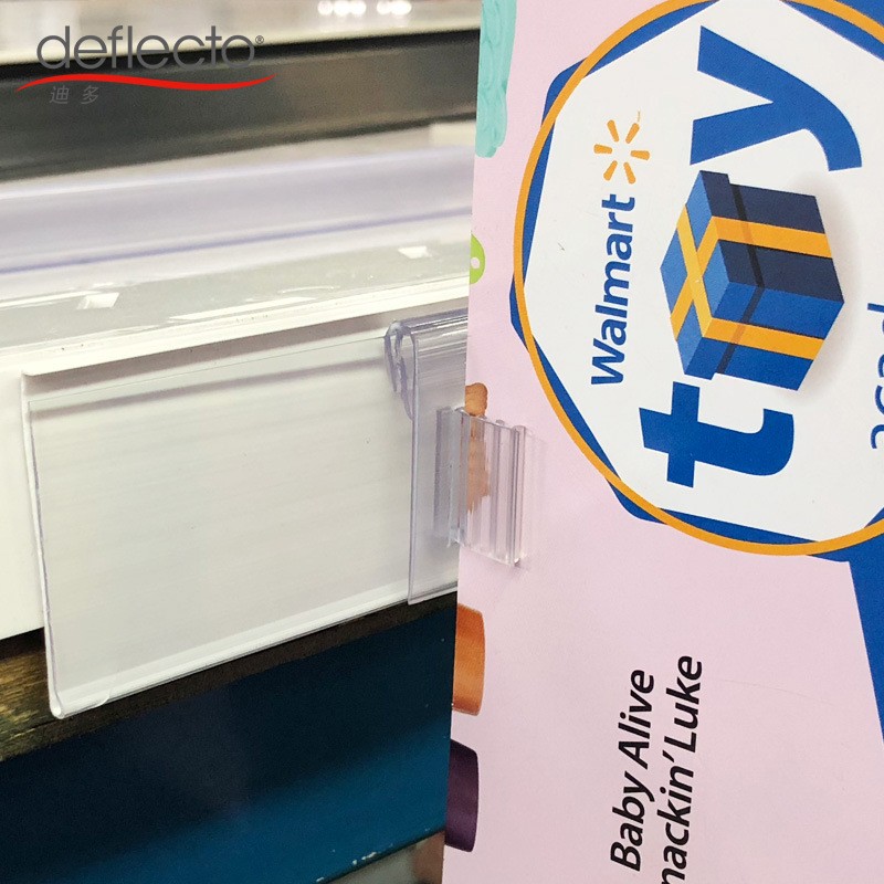 PVC软硬促销固定夹座 POP展示防飞沫隔离板固定夹座 可移动