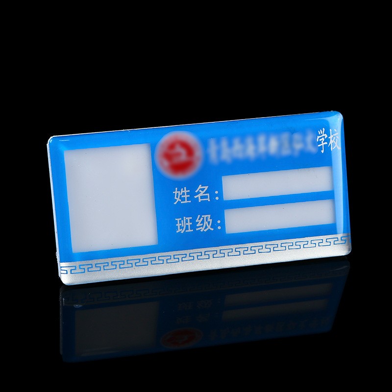 亚克力滴胶胸牌动漫卡通胸章学生校徽班级纪念徽章勋章温州批发图3