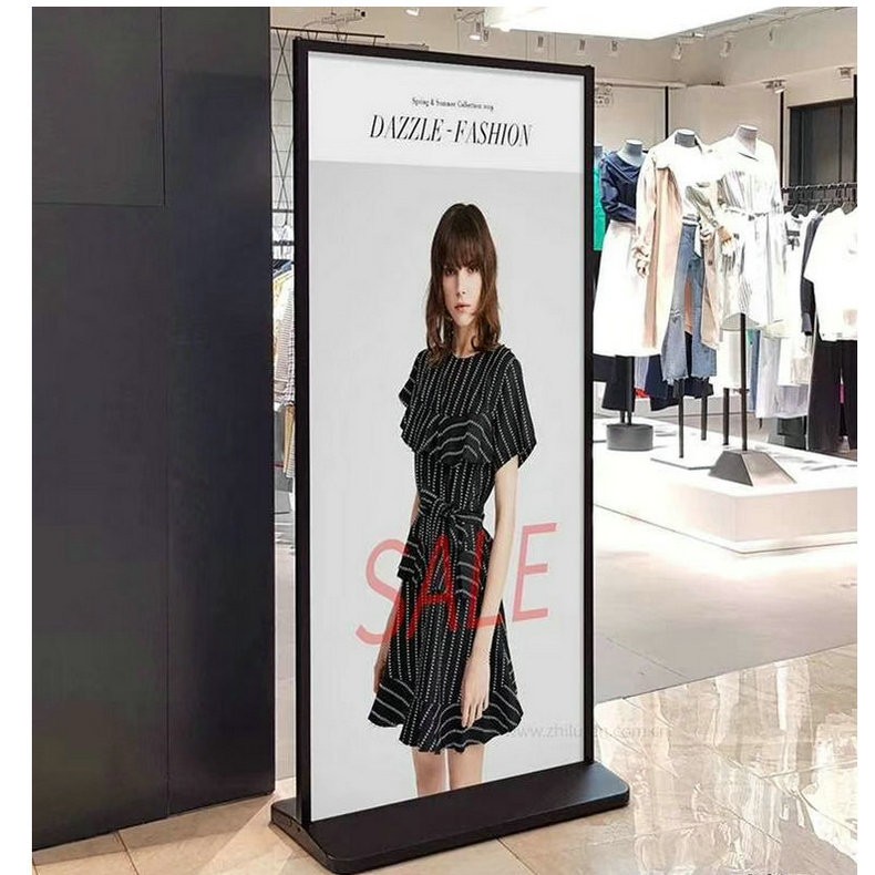 批发立式宣传注水展示架铝合金美式丽屏展架商场室内广告立牌架图3