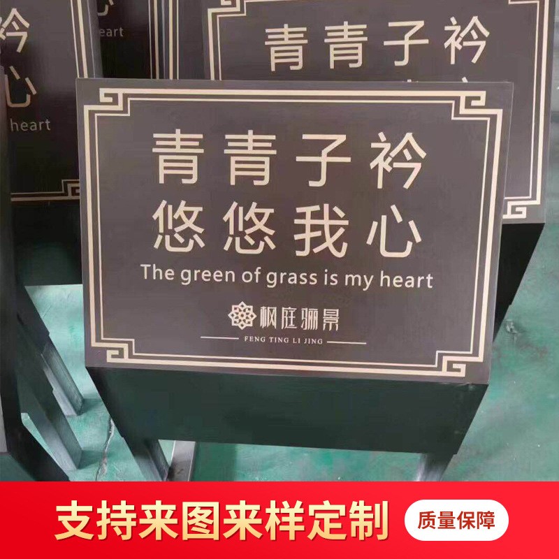 厂家制作高档别墅小区环卫垃圾桶酒店园林绿化铸铝铁花仿古垃圾桶图2