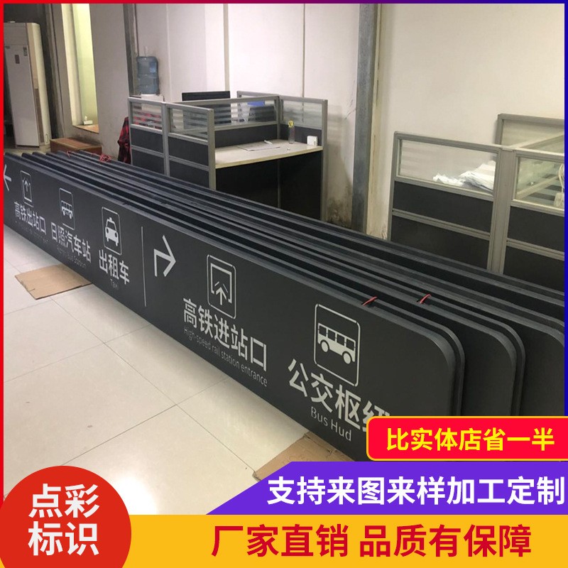 灯箱吊牌超市商场车库发光指示牌led双面镂空发光灯箱生产厂家图2