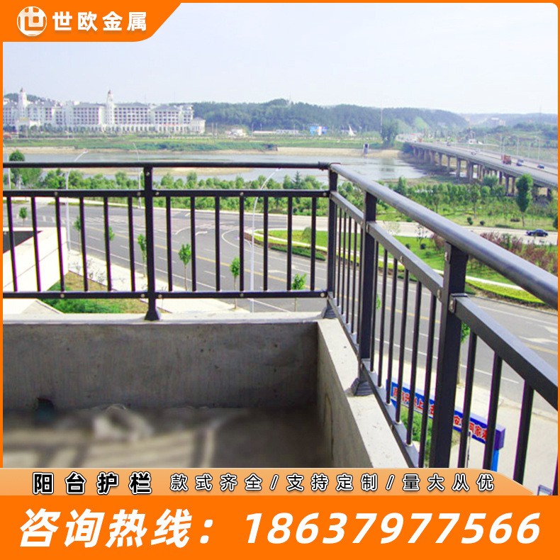 阳台护栏铝艺锌钢围墙围栏阳台楼顶别墅庭院小区栅栏室内外护栏图2