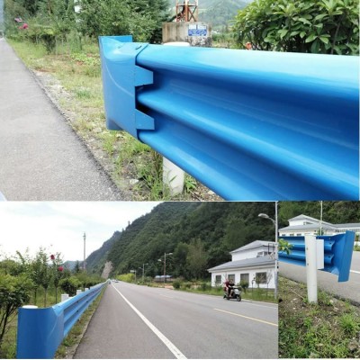 广东波形护栏镀锌双波公路护栏广西山区乡道护栏广州高速三波护栏