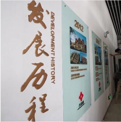创意设计发展历程 荣誉墙 员工风采 烤漆玻璃图1